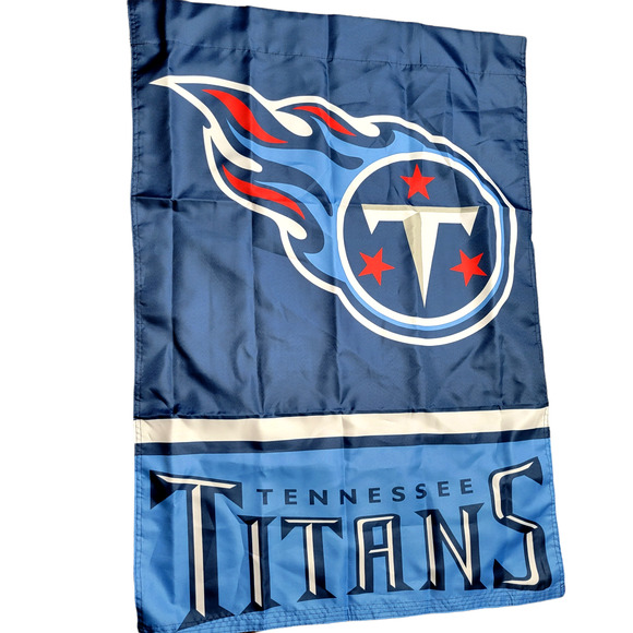 Tennessee Titans NFL Double Sided Garden Flag 28" x 40" - Picture 3 of 3
